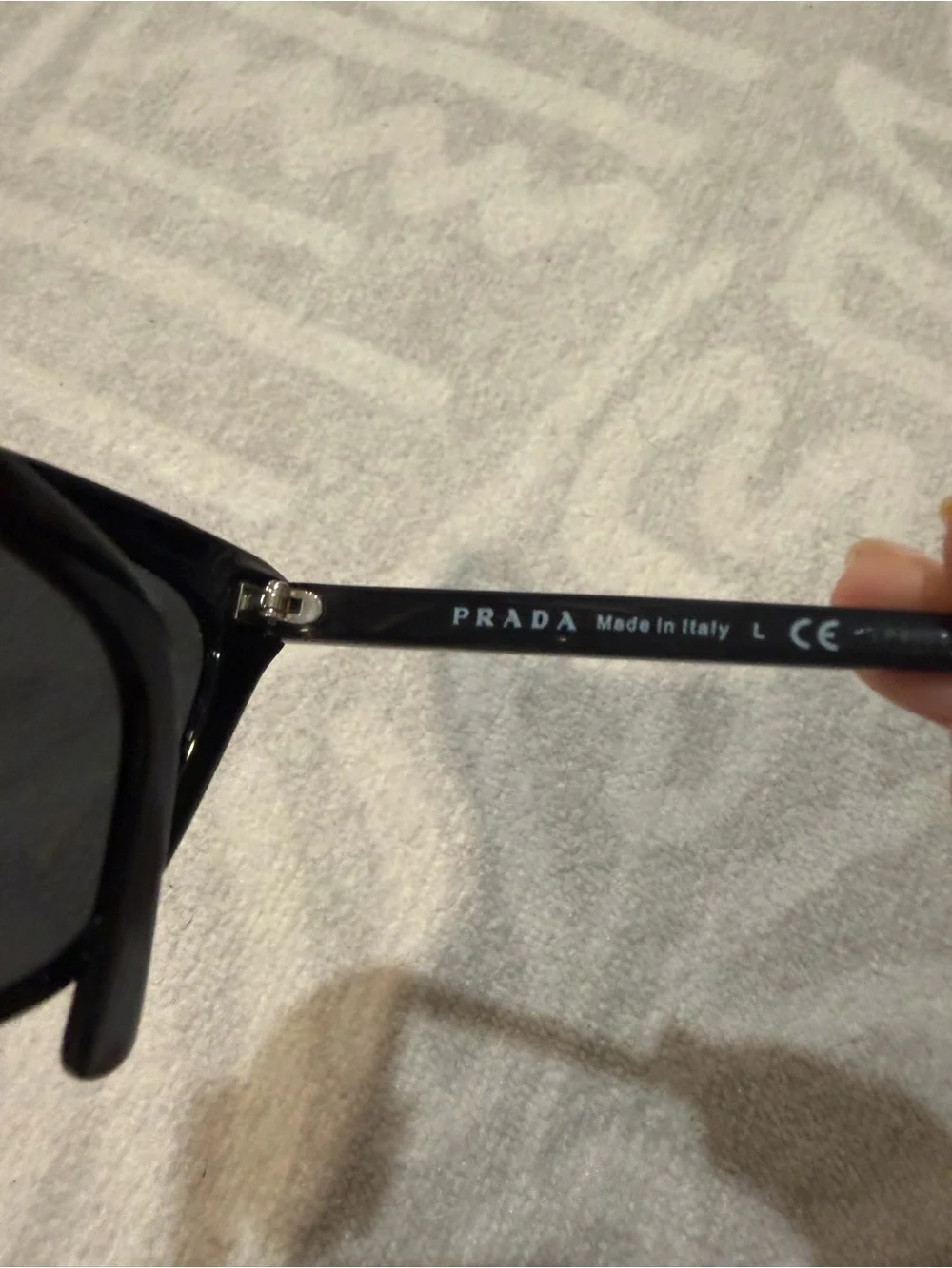 Prada Black Cat-Eye Sunglasses